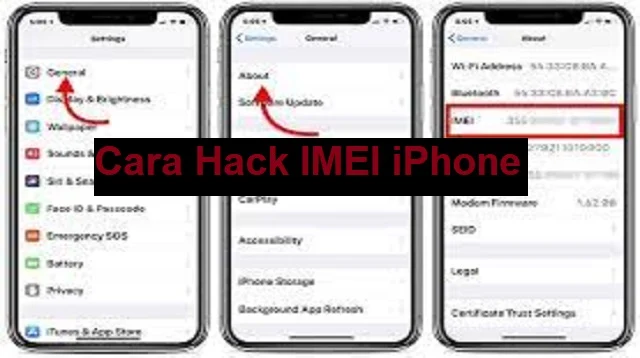 Cara Hack IMEI iPhone