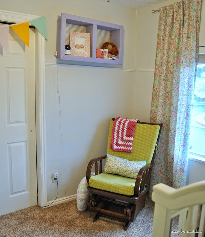 colorful baby girl bedroom