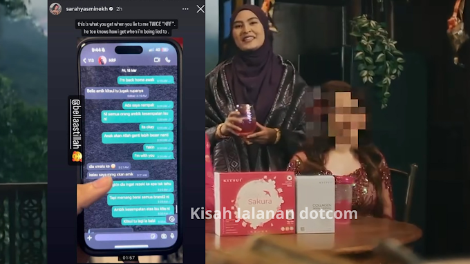 "Kitsui tu lagi la bab1" - Alif Aziz dan Ruhainies berang dengan jenama Kitsui tawarkan Bella Astillah jadi duta produk