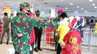 Gugus Tugas Penanganan Covid19 Kota Bandarlampung Laksanakan Penegakan Disiplin Protokol Kesehatan di Mall Chandra Teluk Betung