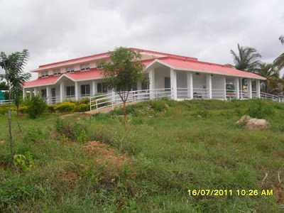 Vipassana Meditation Hall at Bangalore for Group Meditation: Outside View