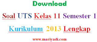 Soal UTS Biologi Kelas 11 Semester 1 Kurikulum 2013