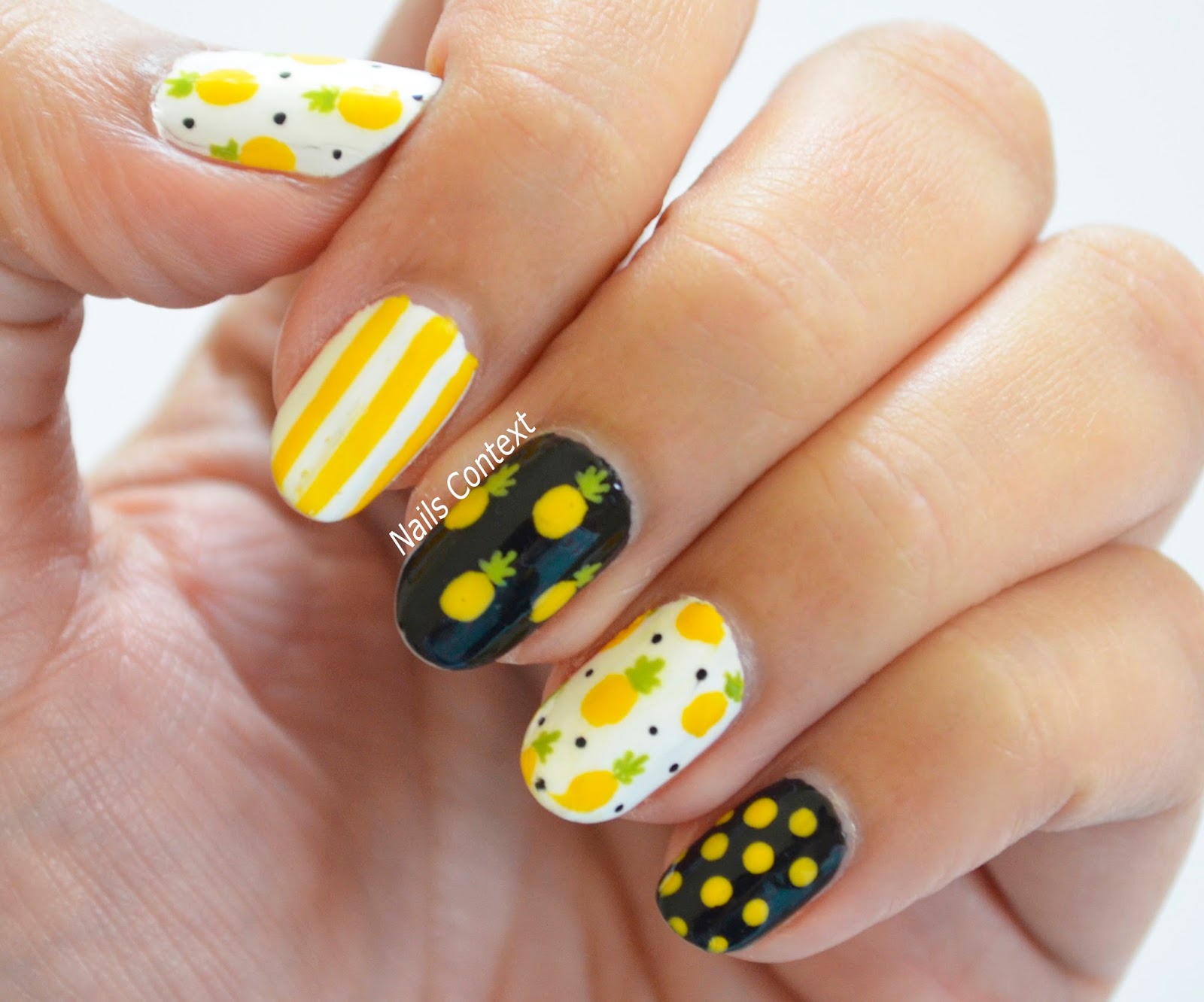 16 Creative & Fun Fruit Nail Art Ideas | Fruit nail art, Fruit nail designs,  Pineapple nails