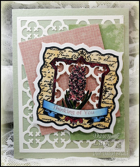Our Daily Bread designs, Hyacinth, Quatrefoil Pattern