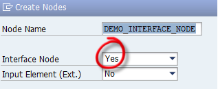 Interface node in Interface controller 