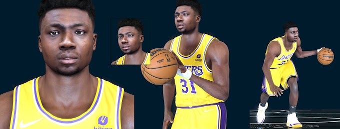 Thomas Bryant Cyberface v2 by VinDragon | NBA 2K22