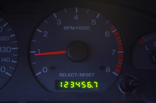 Photo of 2002 Mustang GT Odometer at 1234567