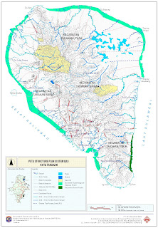 Peta Struktur Plan Sistem DAS Kota Tarakan