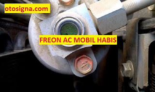 cara mengetahui freon ac mobil habis