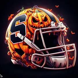 Syracuse Orange halloween concept helmet