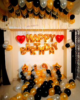 Birthday surprise room decoration for boyfriend