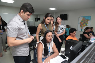  Secretário de Saúde, Tiago Fernandes visita Central Estadual de Regulação de Leitos