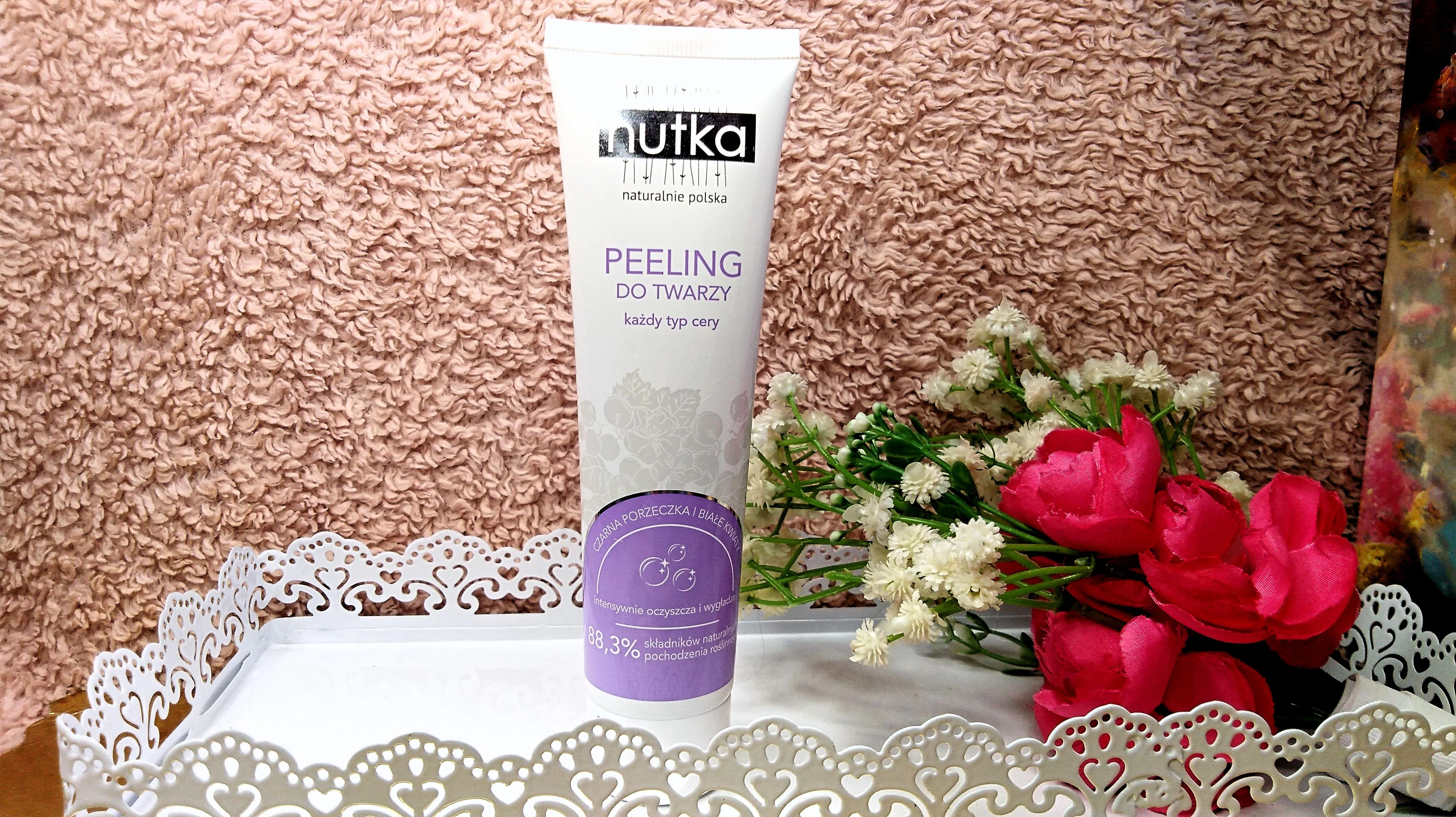 Nutka peeling do twarzy, nutka peeling do twarzy opinie,  nutka peeling do twarzy każdy typ cery, pure beauty box cotton clouds