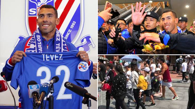 Carlos Tevez earned £32 million from 'seven month holiday' in China