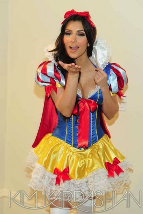 Kim Kardashian Snow White Costume