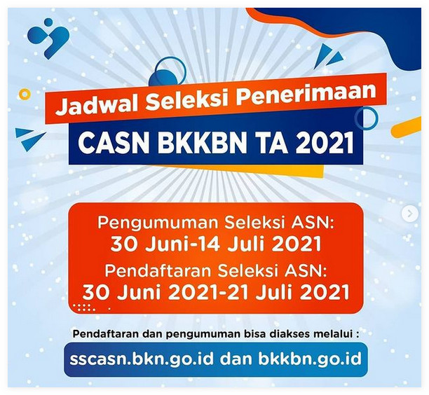 PENGUMUMAN HASIL SELEKSI ADMINISTRASI CPNS BKKBN Tahun 2021 ~ SELEKSI