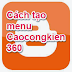 TẠO MENU NGANG ĐẸP CHO BLOGSPOT