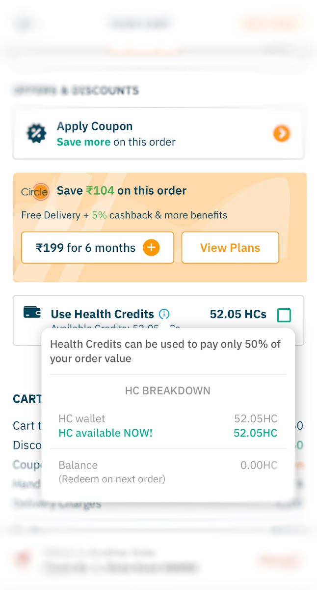 redeem apollo health credits