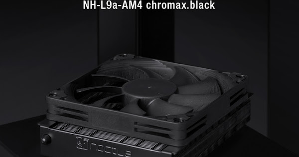 Noctua Launches The Nh L9a Am4 Chromax Black Cpu Cooler Hexmojo