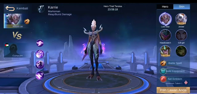 Cara Merubah Hero Trial Mobile Legends Menjadi Permanen