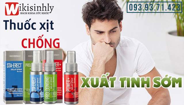 Thuốc xịt chống xuất tinh sớm