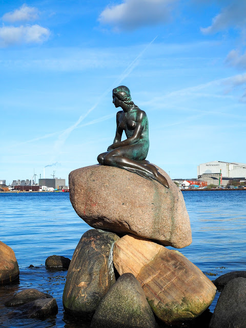 The Little Mermaid in Copenhagen, Denmark