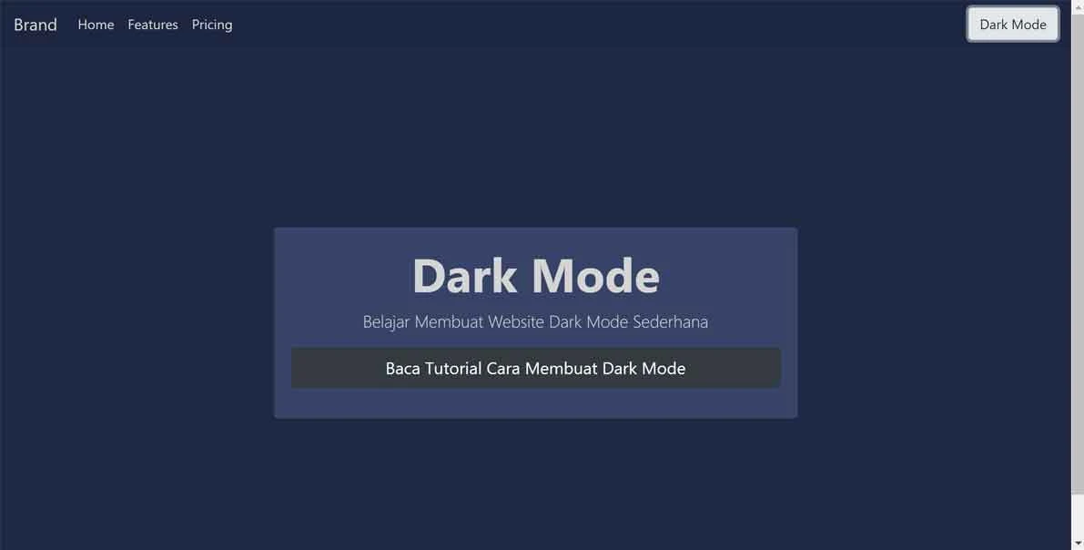 dark mode bootstrap