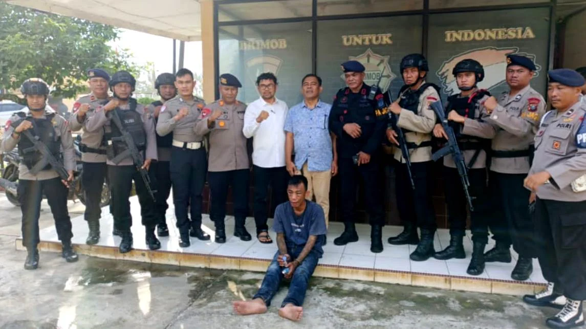 Naas!!! Pria Kecelakaan di Jalan Tanjung Morawa, Ternyata Bawa Puluhan Butir Obat dan Sabu disergap Personil Brimob