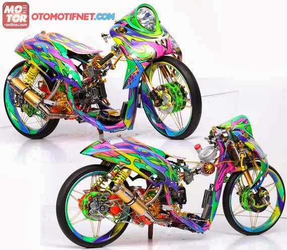 Yamaha Mio Soul, Racing Look Sampai Tekuk Sasis…!!!