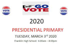 Franklin Voters: 2020 PRESIDENTIAL PRIMARY - Info