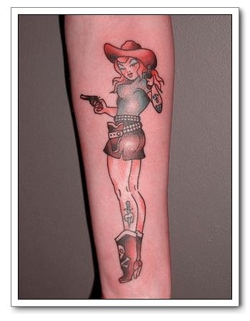 Pin Up Girl Tattoos Designs