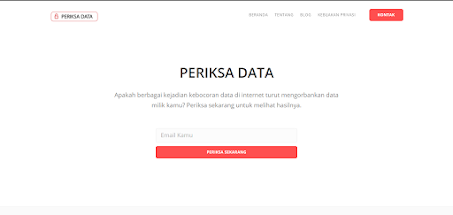 Cara Cek Data Pribadi Bocor Di Periksa Data