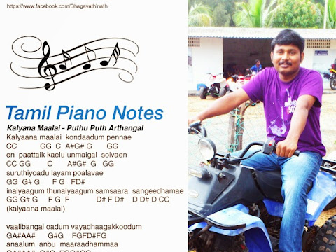 Beginner Tamil Songs Piano Notes - 上海滩（同名电视剧插曲）（小提琴谱）_佚名_歌谱收藏站 / Enna satham intha neeram song notes for piano beginners.