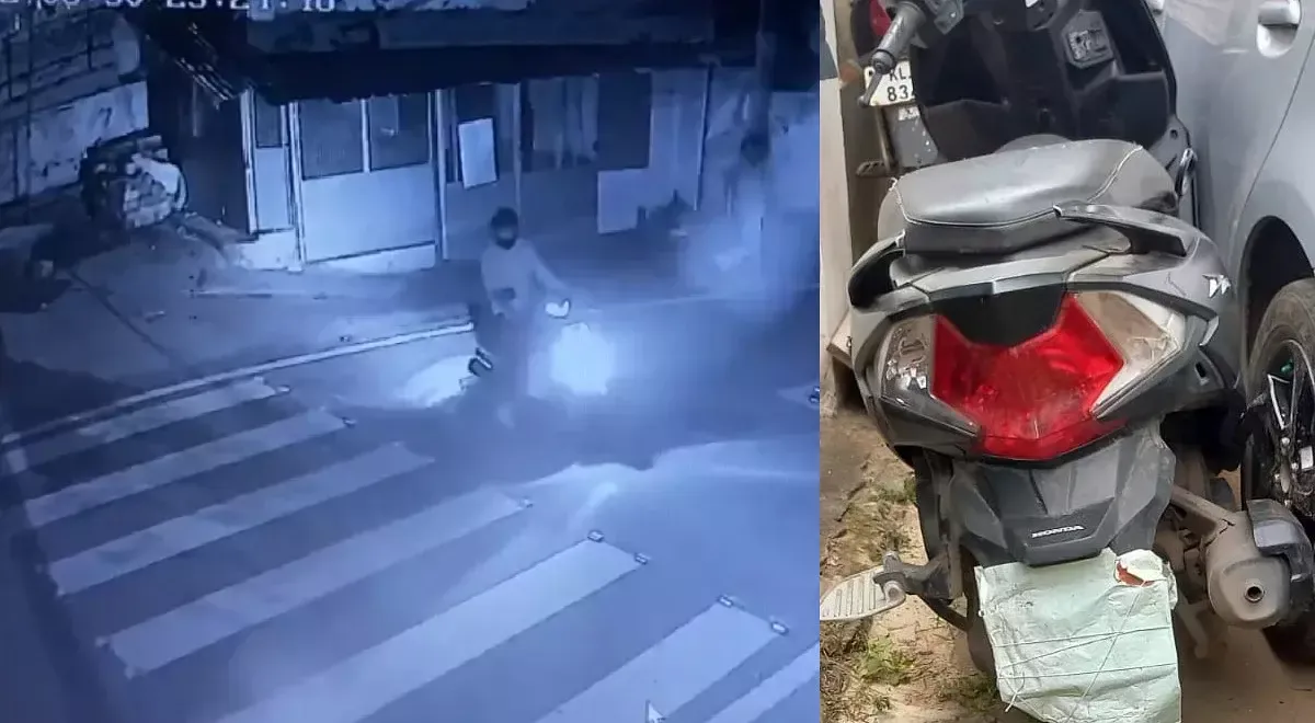 എകെജി സെന്റര്‍ ആക്രമണം; ജിതിന്‍ ഉപയോഗിച്ച സ്കൂട്ടര്‍ കണ്ടെത്തി AKG Center Attack; The scooter used by Jitin was found