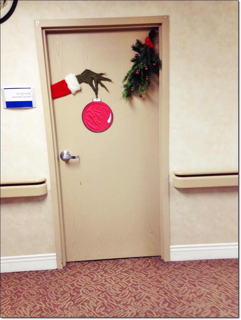 Grinch, Christmas, Door Decoration, Ideas, Work, Office