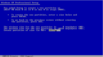 Cara Instal Windows XP Lengkap Dengan Gambar