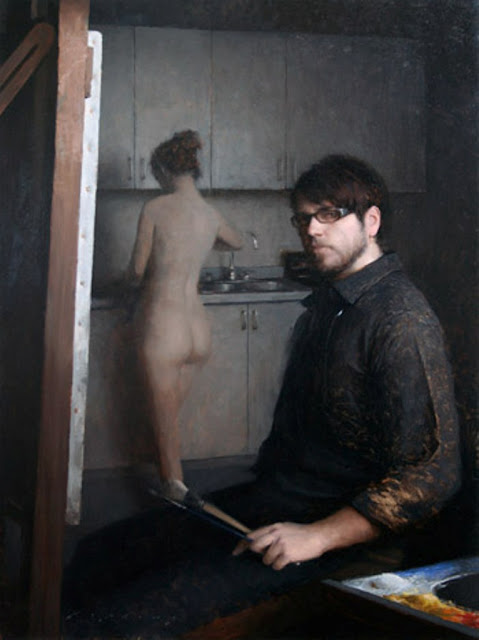 Jeremy Lipking, Self Portrait, Portraits of Painters, Fine arts