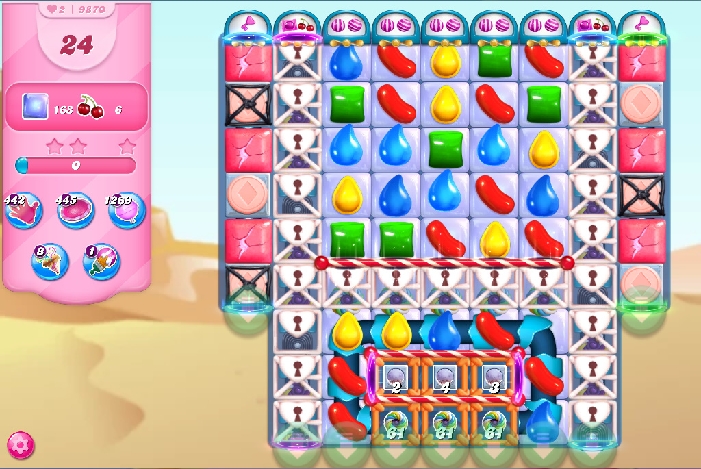 Candy Crush Saga level 9870