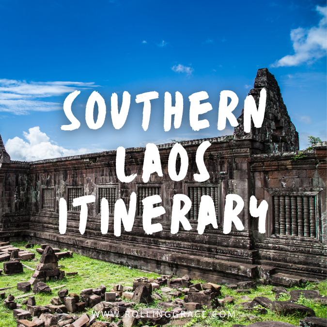 southern Laos itinerary