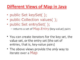 Java Map Entryset Example keySet() vs entrySet vs values() Example in Java Map | Java67