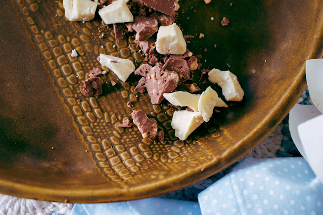 Prato de Cerâmica com Chocolate