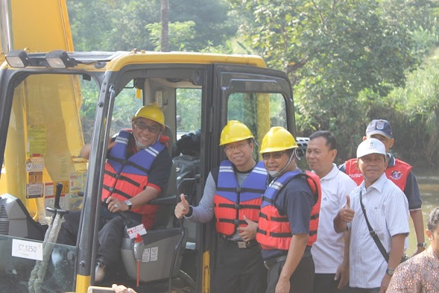 Program Drainase Bersih, Bimasda Lebarkan Kali Jantung 