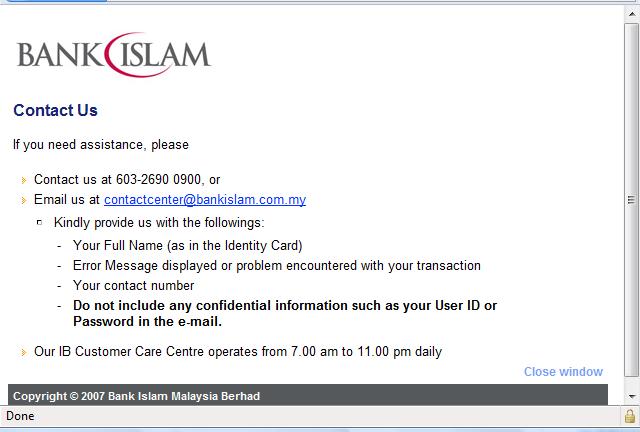Tak Boleh Masuk Internet Banking Bank Islam, Jangan Risau