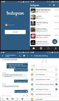 BBM Mod Tema Instagram Apk Terbaru