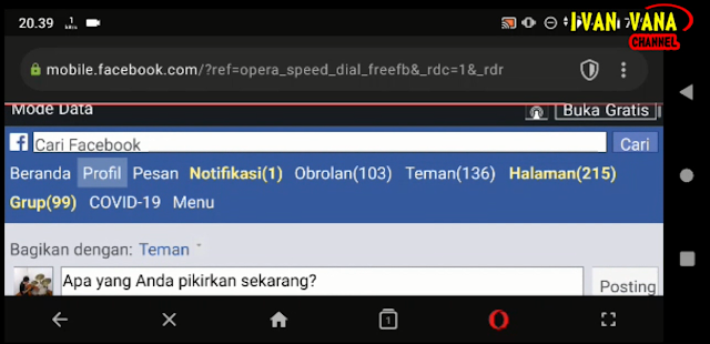 Cara Download Video Facebook Di Android Via Opera Mini