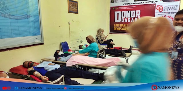 Balai Pemasyarakatan Sumbar Gelar Donor Darah Dalam Rangka HBP ke-58