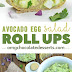 Avocado Egg Salad Roll Ups