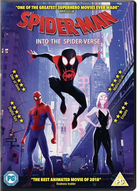 Cartel en inglés de la película Spider-Man: Into the spider-verse