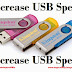 How to increase USB drive transfer speed