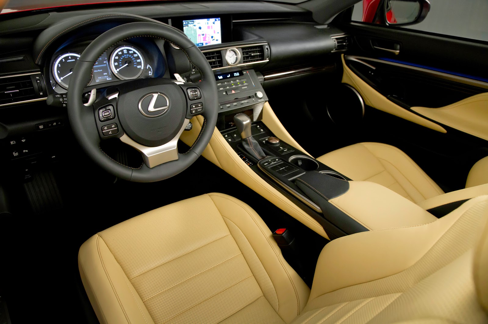 Interior Lexus RC Design is the best in US and UK